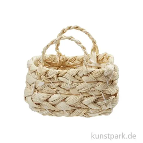 Billig Mini-Korb, Oval, 5,5 x 4 cm