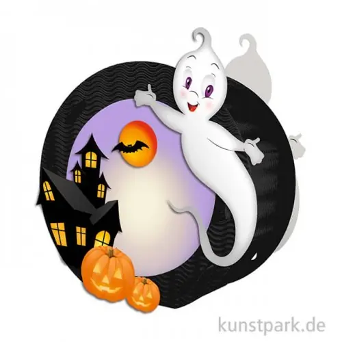 Highlight Laternen-Bastelset Easy Line - Gespenst mit umfangreichem Zubehör