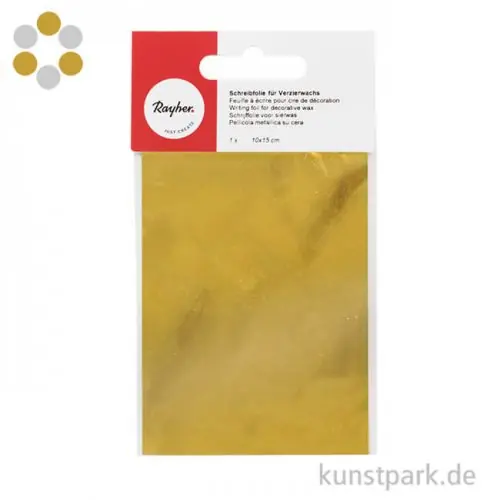 Günstig Schreibfolie für Verzierwachs, 10x15 cm, 1 Stück