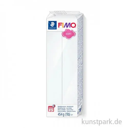FIMO soft Einzelfarbe Weiß 454 g Nur Für Kurze Zeit