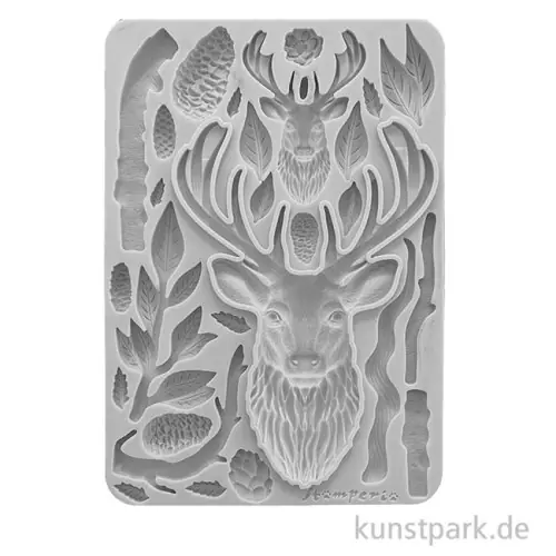 Rabatt Stamperia Silikon Gießform - The Owl's House Deer, A5