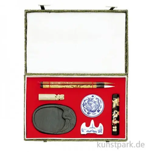 Chinesisches Tusche-Set Nr.3 mit Zubehör Preiswert