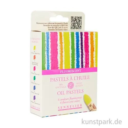 Sennelier Ölpastellstifte - 6er Set, Fluofarben Top-Preis