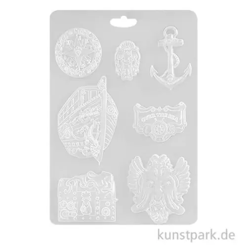 Stamperia Soft Mould (Gießform) - Songs of the Sea Over the Sea, A4 Meistverkauft