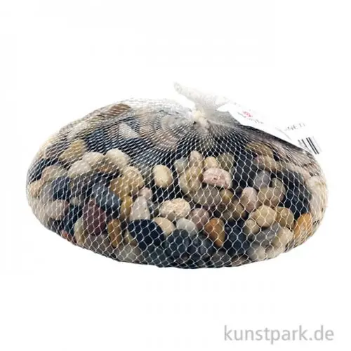 Flusskiesel Mittel-Braun, 1 kg Saisonangebot