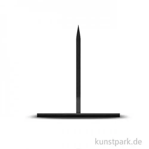Präsentationssockel aus Metall, Schwarz, Größe 12 x 12 cm, Höhe 13 cm Sonderangebot