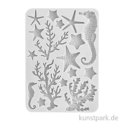 Stamperia Silikon Gießform - Sea Land Corals, A5 Finale Aktion
