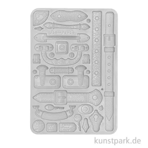 Stamperia Silikon Gießform - Art of Travelling Belts Handles, A5 Top-Seller