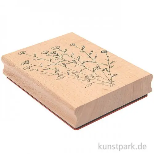 Nur Für Kurze Zeit Stempel aus Holz - Anis, 9 x 12 cm