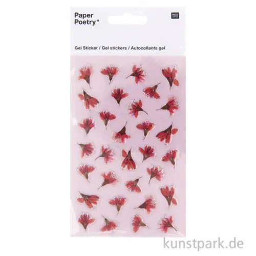 Super-Preis Gelsticker - Transformation Kirschblüten, 31 Stück sortiert