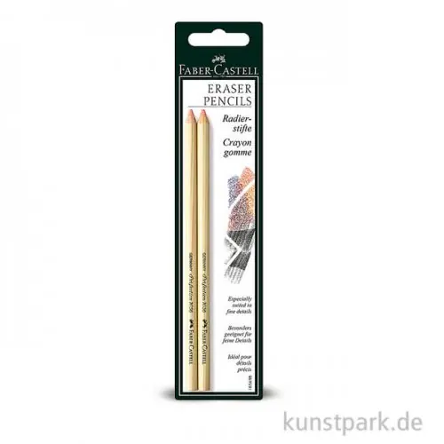 Faber-Castell PERFECTION Radierstift 7056, 2 Stück im Set Hochwertig