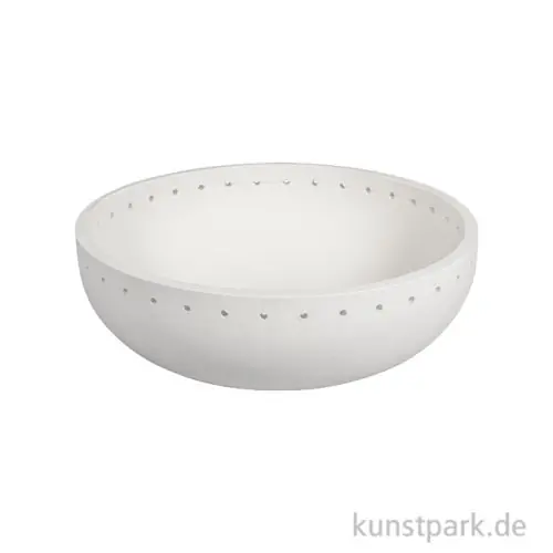 Expressversand Silikon Gießform - Schale mit Lochrand, ø 18 cm, Höhe 6 cm