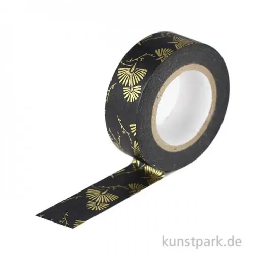 Washi Tape - Jardin Japonais, Farnblätter, 10 m Kostenfreie Lieferung