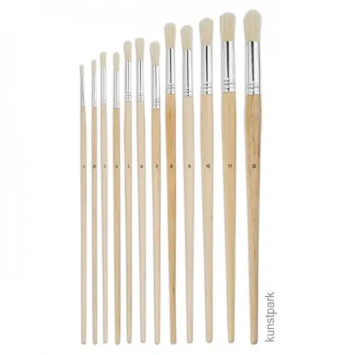 Pinselset BORST rund, 12-er Set allround Nur Für Kurze Zeit