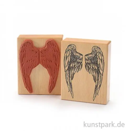 Judi-Kins Stamps - Flügel - 8x10 cm Schneller Versand