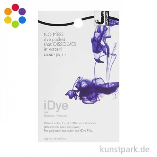 Neu Jacquard iDye - Textilfarbe für Naturstoffe, 14g