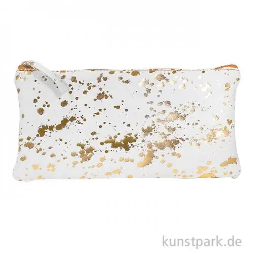 Günstig Wildleder-Etui - Splash, Gold, Flach
