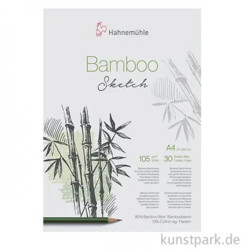 Hahnemühle BAMBOO Skizzenpapier, 30 Blatt, 105g Jetzt Bestellen