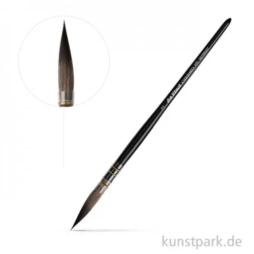 Geprüft da Vinci Serie 490 - CASANEO Aquarell, lange runde Spitze