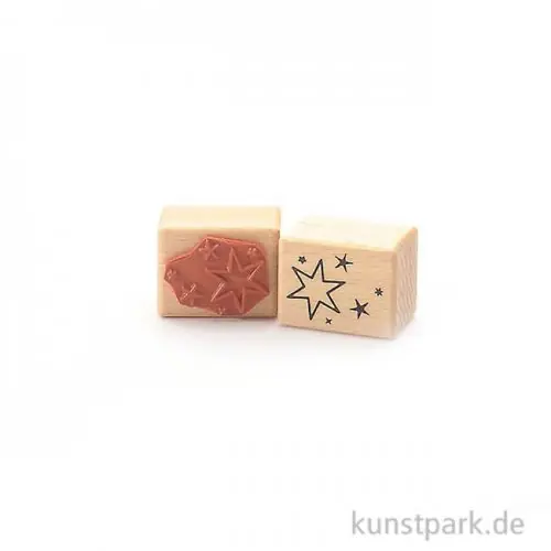 Stempel - Stars - 3x4 cm Preiswert