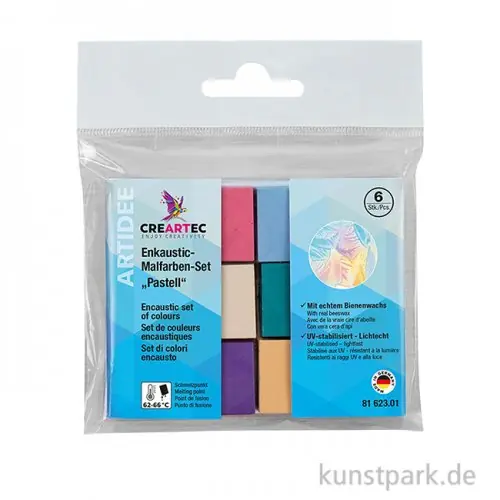 Encaustic Farben-Set - Pastell - mit 6 Farben Online Kaufen