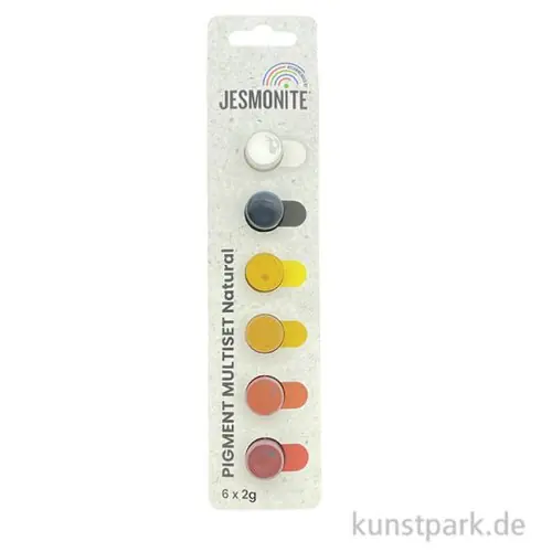Bestseller Jesmonite Pigmente für Gießmassen - Natural, 6 x 2g