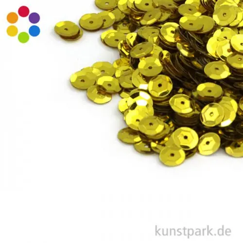 Angebot Pailletten Gewölbt - 6 mm - 6 g Dose