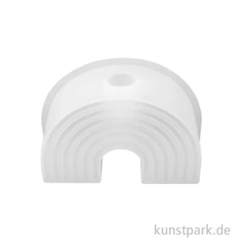 Billig Silikonform Kerzenhalter Rainbow, 11,4 x 7,8 cm