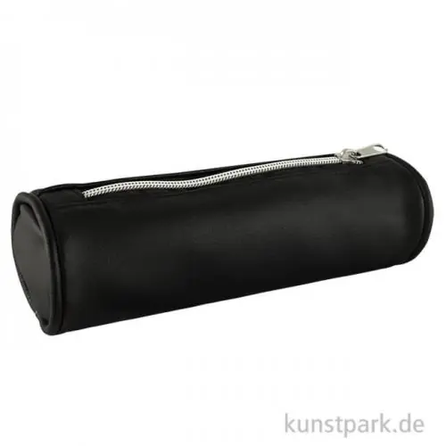 Stifte-Etui aus Kunstleder, schwarz Kostenloser Versand