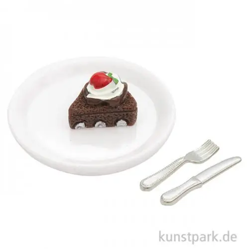 Highlight Miniatur Schokotorte, 4-teilig