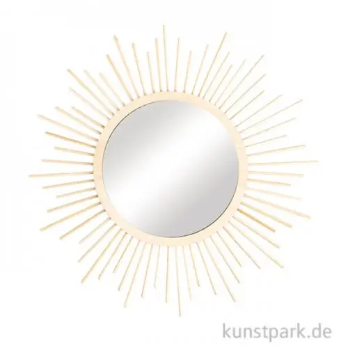 Bestseller Bastelset Sonnenspiegel klein - 32 cm, Spiegel 15 cm