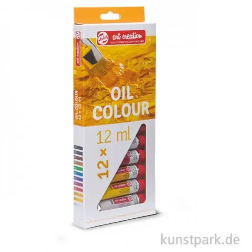 Kostenloser Rückversand Talens Art Creation Ölfarben Set mit 12 Tuben 12 ml