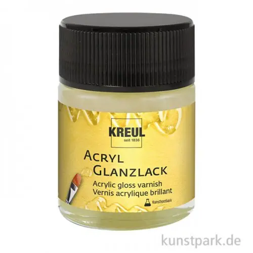 KREUL Acryl-Glanzlack auf Kunstharzbasis 50 ml Schneller Versand