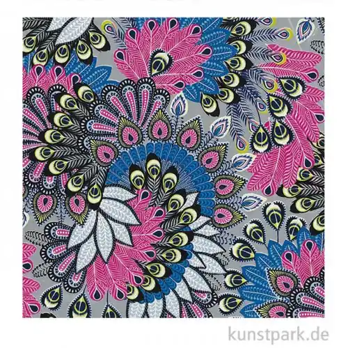 DECOPATCH Papier 538 Bunt, 3 Stück Original