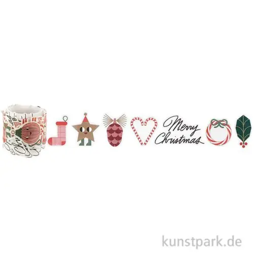 Nur Für Kurze Zeit Washi Sticker - Christmas Rocks, Figuren, 200 Aufkleber