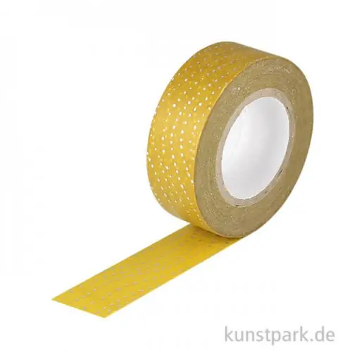 Saisonangebot Washi Tape - Mermaid, Wellen, Gelb, 10 m