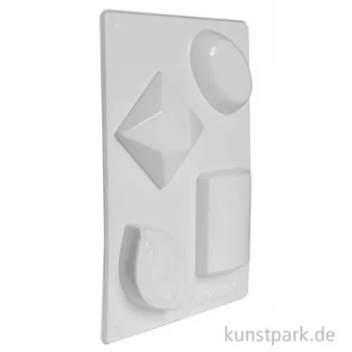 Gießform - Seife, Modern, 4 Designs Finale Aktion