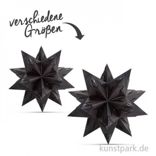 Bascetta-Stern Bastelset - Elegance Wildlife Schwarz, 90g Sichere Zahlung