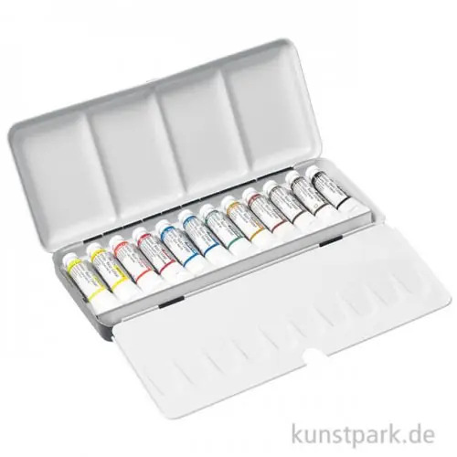 Winsor & Newton Aquarellkasten mit 12 Tuben 5 ml Preisknaller