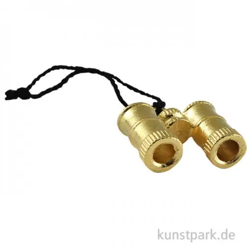 Mini Fernglas Gold, 2 cm Expressversand