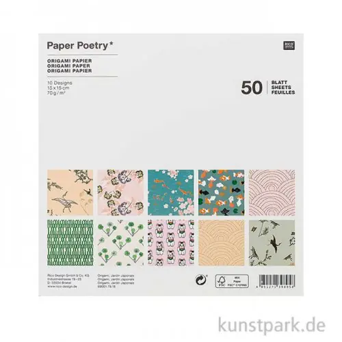 Origami Papier - Jardin Japonais Zertifiziert