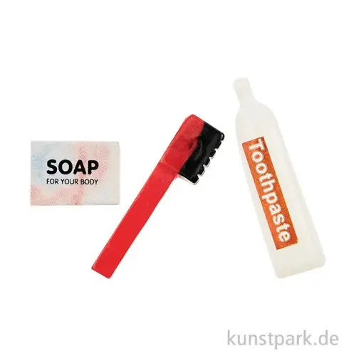 Miniatur Zahnpflegeset, 3-teilig Beliebt