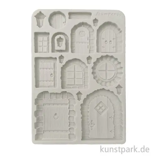 Stamperia Silikon Gießform - Hidden Grove Door Window, A5 Limited Edition