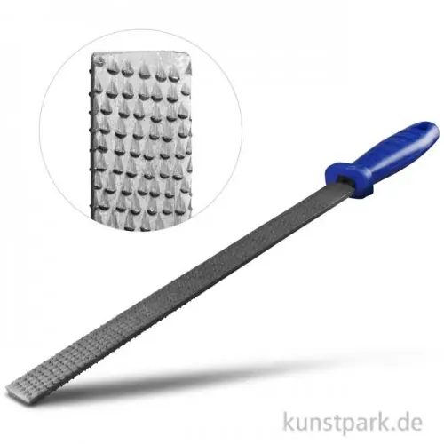 Specksteinraspel - Rechteckig mit Kunststoffgriff, 25 cm Bestpreis