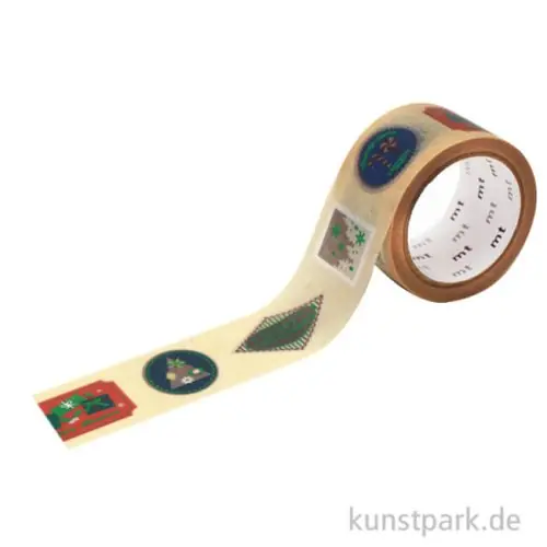 Expressversand MT Masking Tape Xmas Sticker - 24 mm, 7 m Rolle