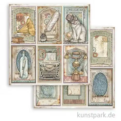 Stamperia Scrappapier - Lady Vagabond Lifestyle Cards, 30,5 x 30,5 cm Top-Preis