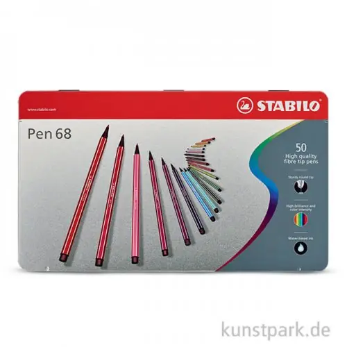 Jetzt Zugreifen STABILO Pen 68 Filzstift 50er Metalletui