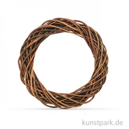Zertifiziert Rattan-Kranz, braun
