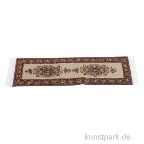 Miniatur Läufer Beige, 5 x 17 cm Aktuell