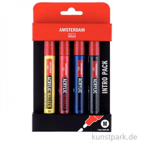 Meistverkauft Talens AMSTERDAM Acrylic Marker - Intro Set 4x4 mm